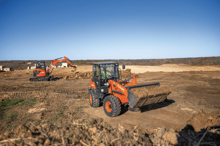 Wheel Loader on construction site