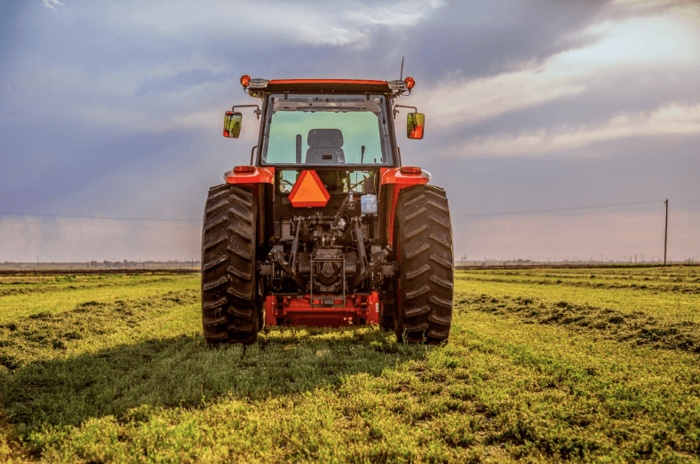 Rear of tractor