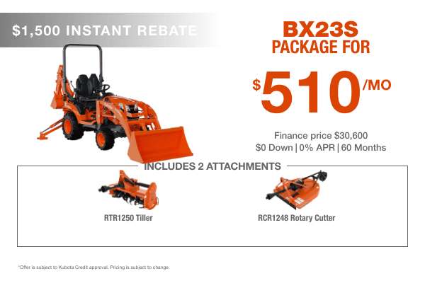 BX23S Tractor Package