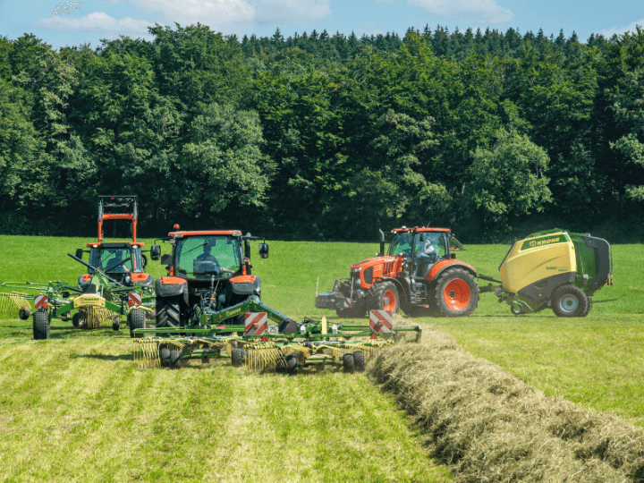 image of hay and ag equipment