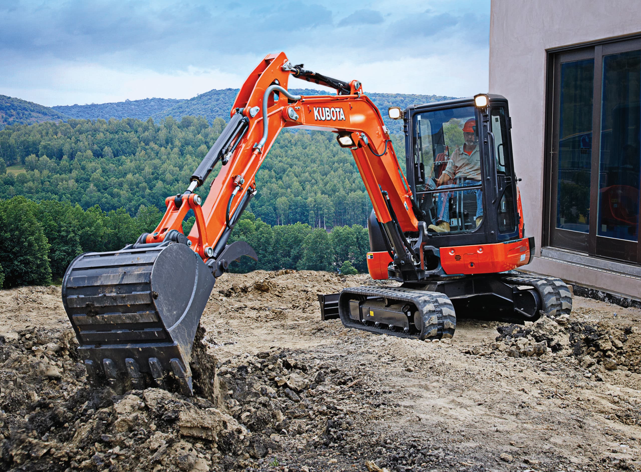 KX Series Excavator house construction